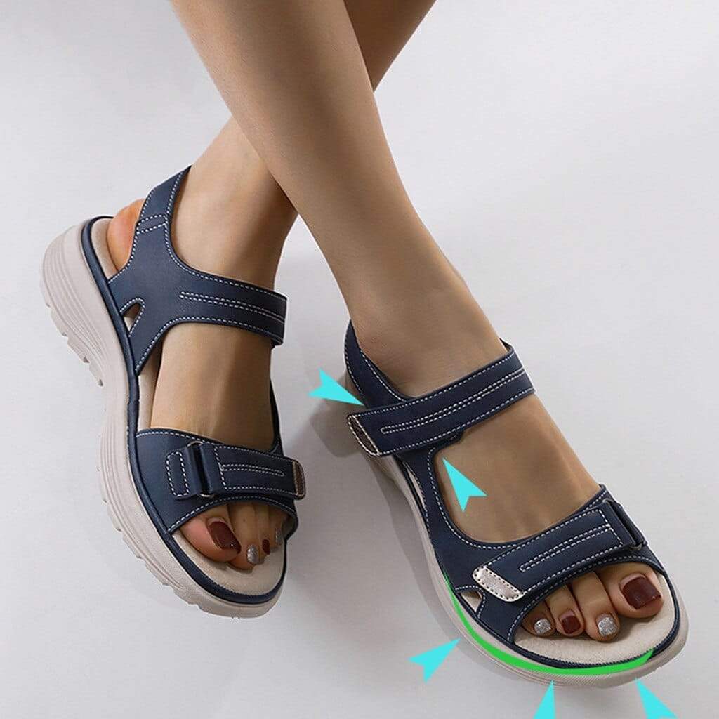Women's Orthopedic Summer Sandals - Comfortable Soft Sole Footwear for All-Day Support
