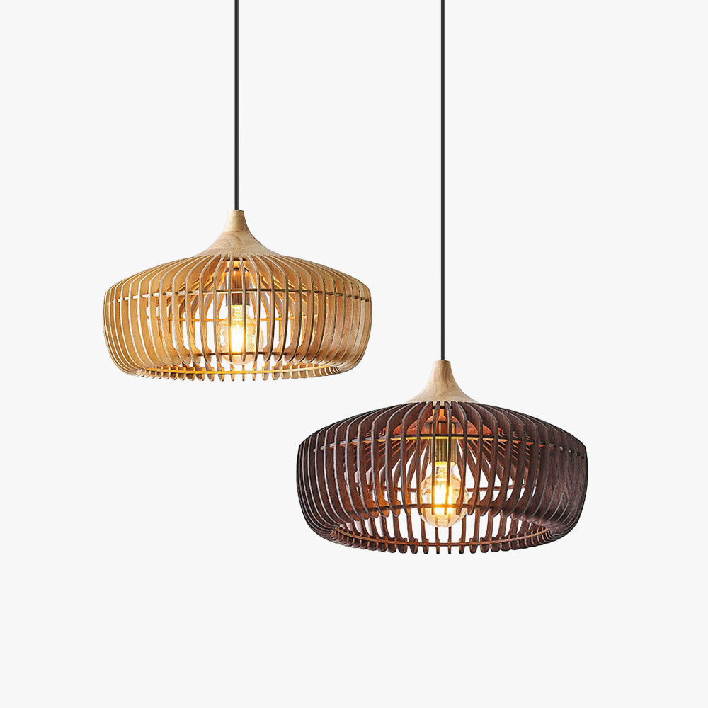 Wooden Dome Pendant Light — Nordic Japanese Design 2
