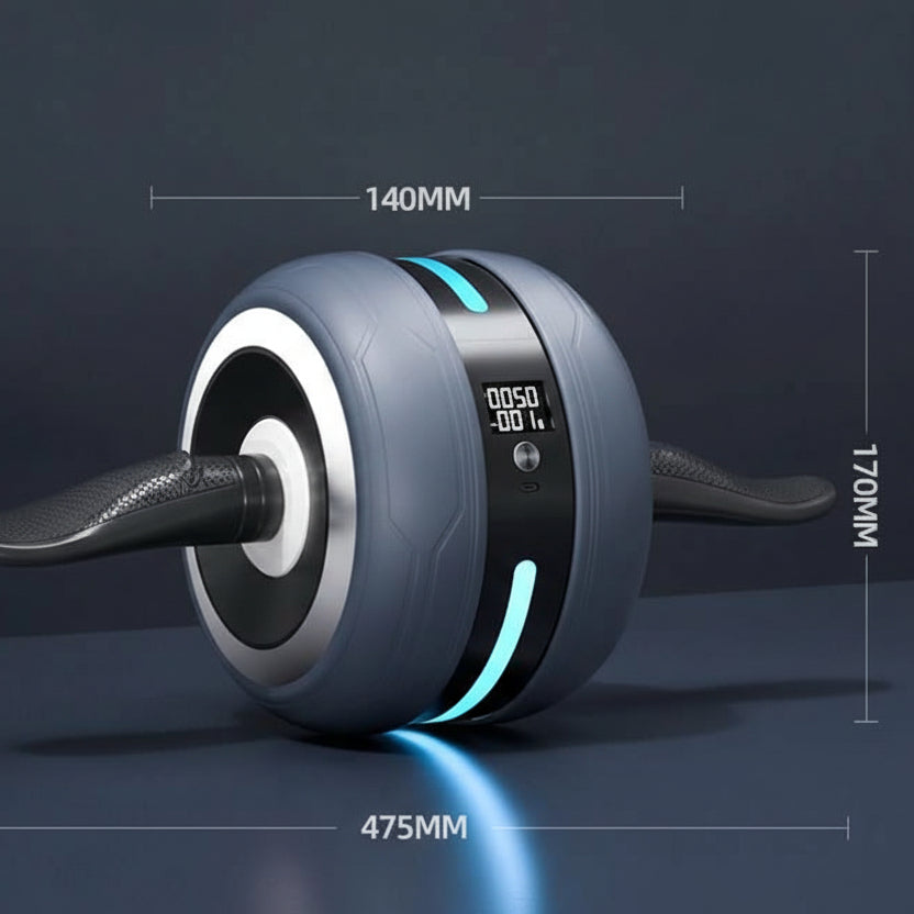 Powerloop Roue Abdominale avec Compteur