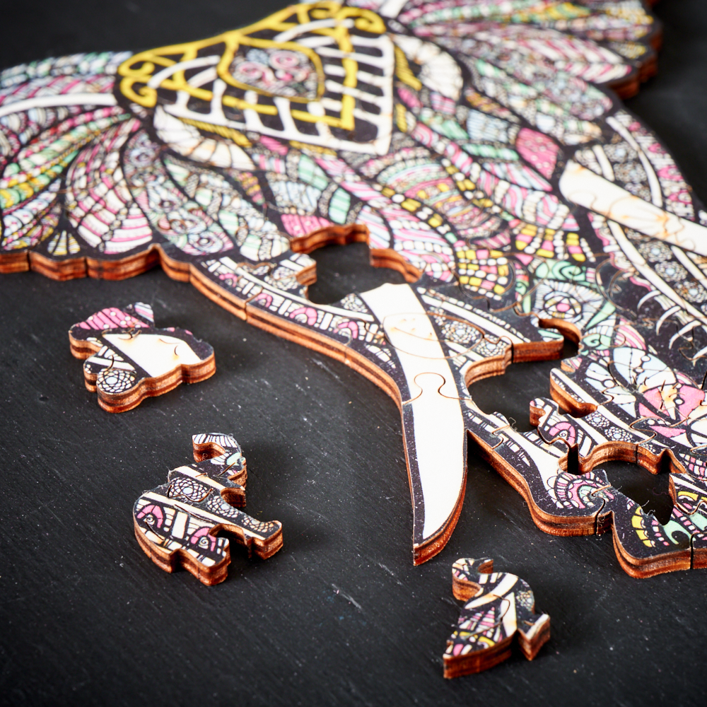 CreativeWood - Puzzles en Bois Animaux et Figures
