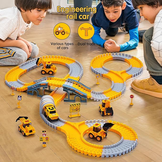 SpeedFlex - Circuit Flexible avec Voitures LED