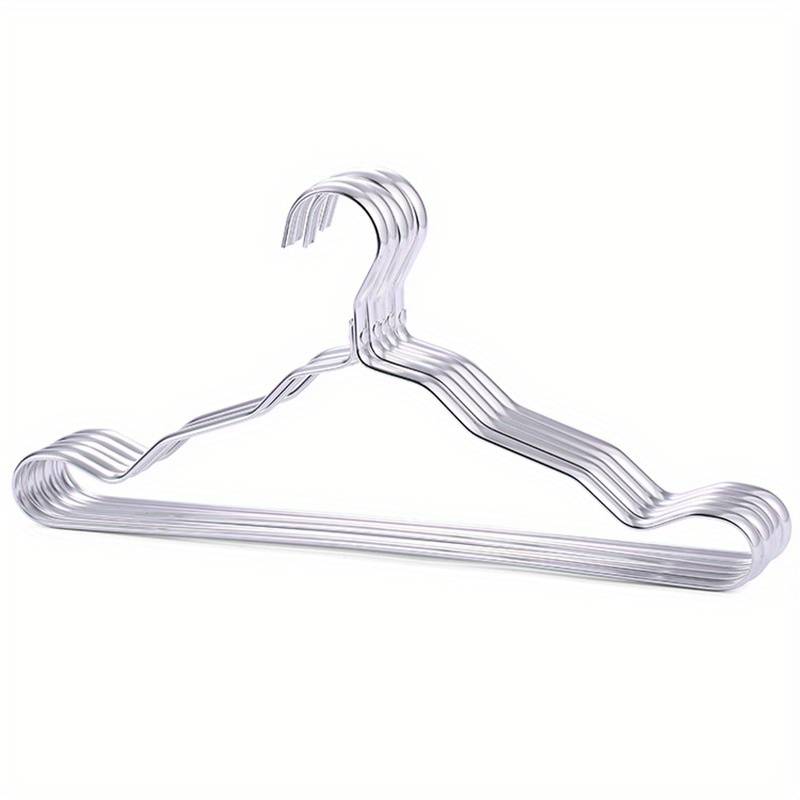 Minimalist Brass Clothes Hangers, Set of 6