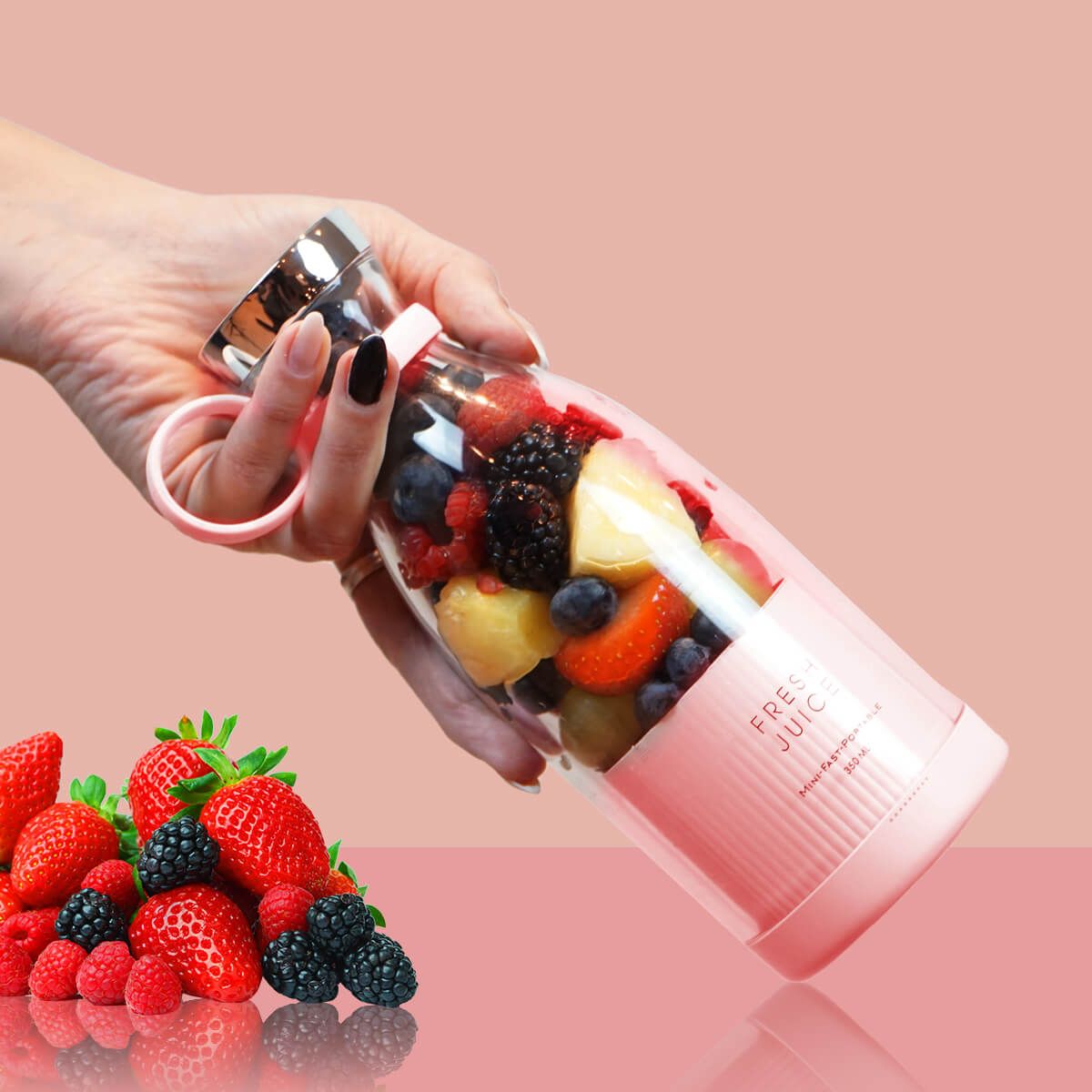 Rechargeable Portable Blender, 420 ml, 6 Blades