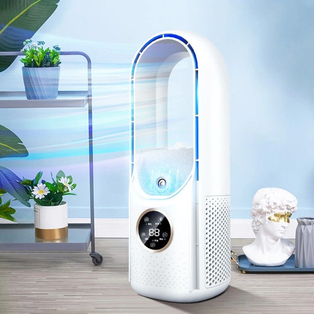 Climatiseur portable sans lames avec écran LED