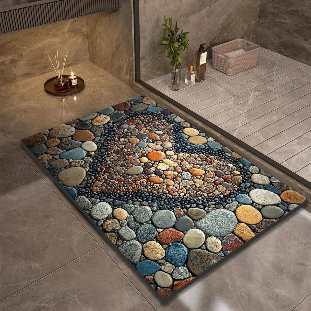 Tapis de Bain en Diatomite Antidérapant