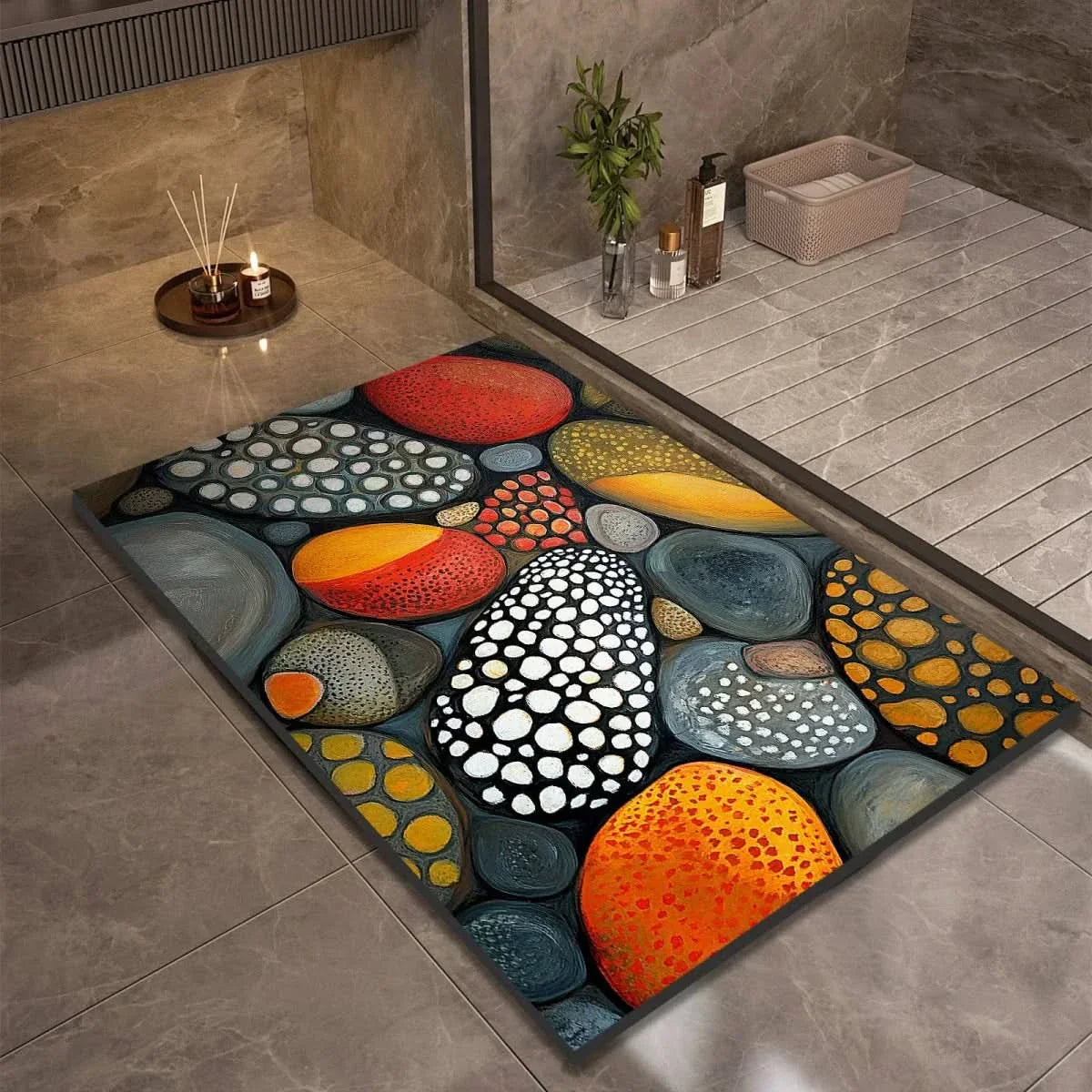 Tapis de Bain en Diatomite Antidérapant