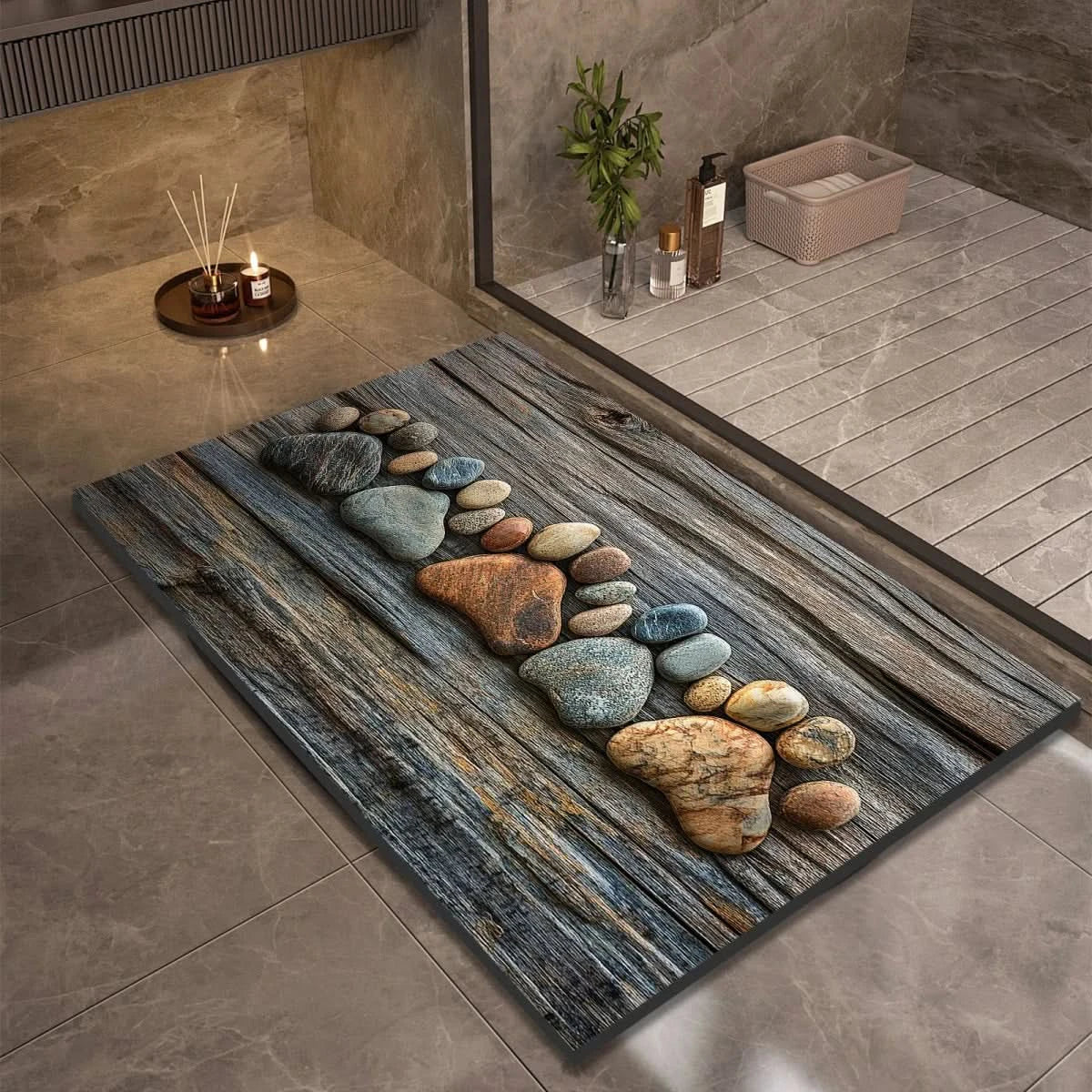 Tapis de Bain en Diatomite Antidérapant - 7