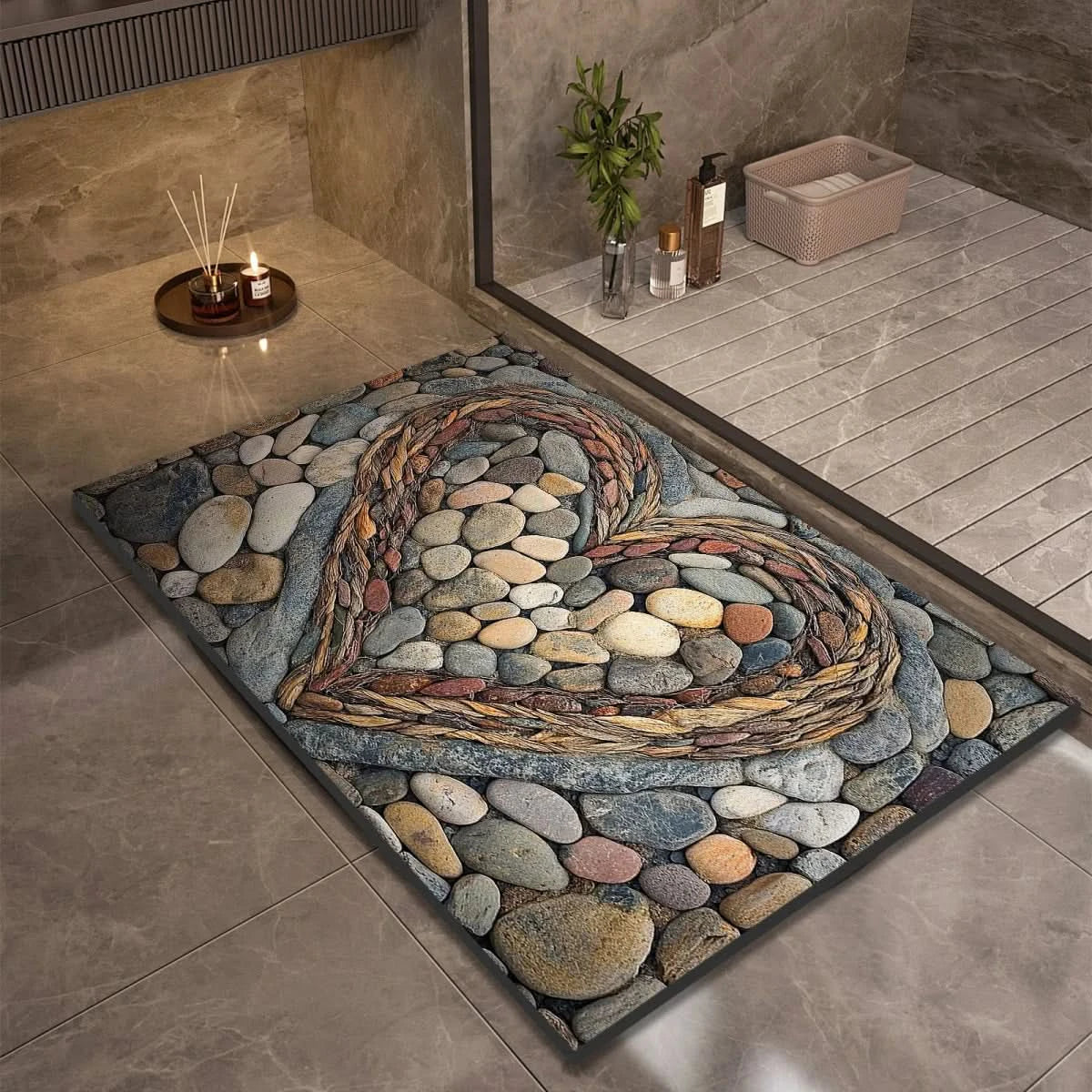 Tapis de Bain en Diatomite Antidérapant - 10