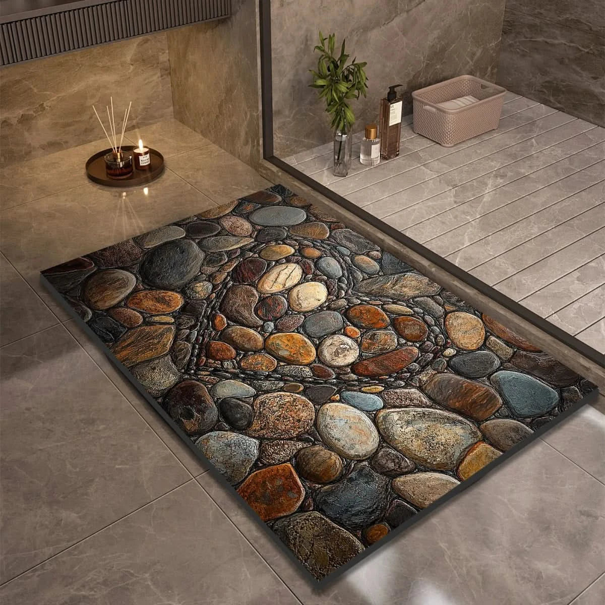 Tapis de Bain en Diatomite Antidérapant - 6