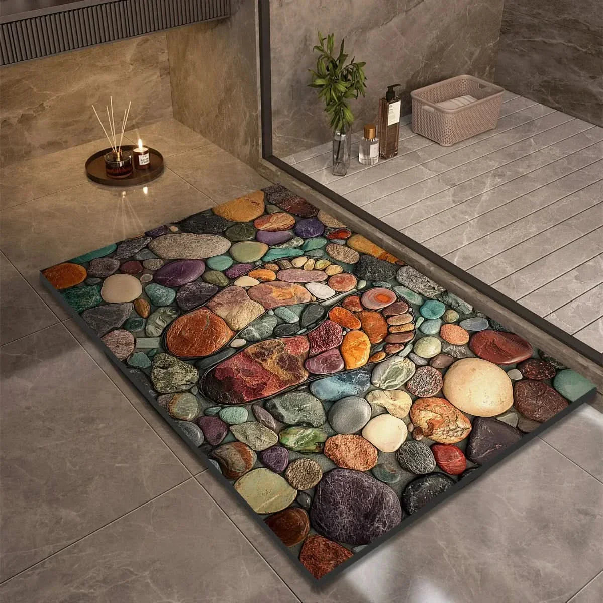 Tapis de Bain en Diatomite Antidérapant - 13