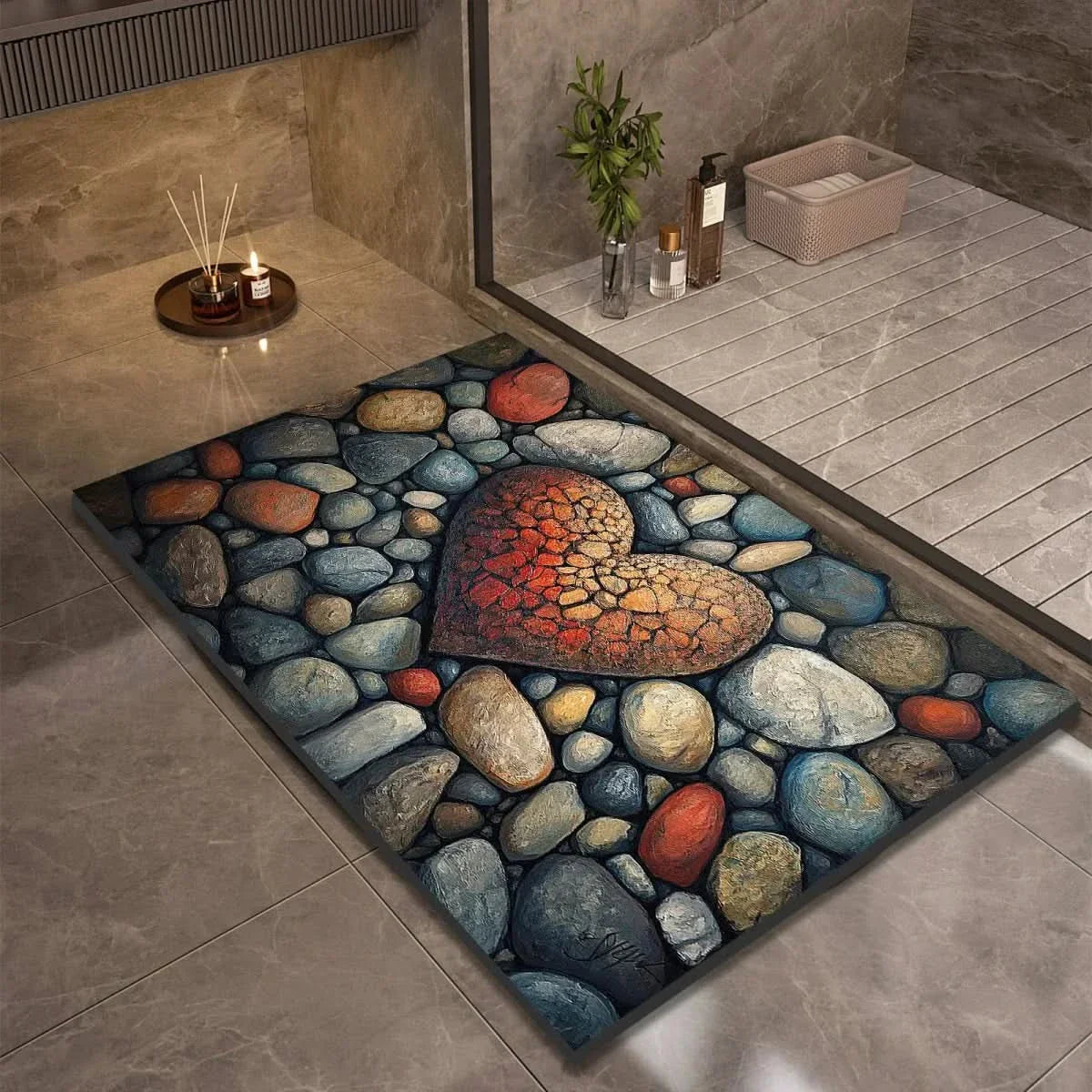 Tapis de Bain en Diatomite Antidérapant - 4