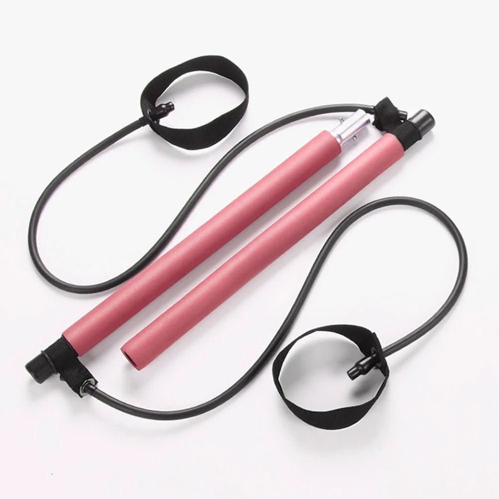 Pilatescore Bar Set - Portable Pilates training device with resistance bands