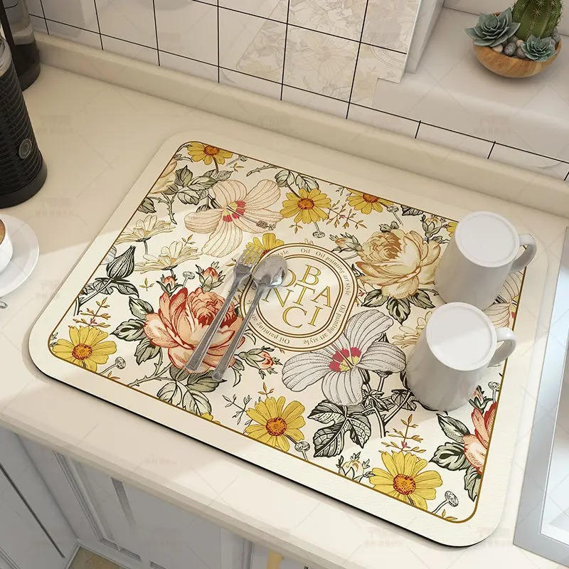 Super Absorbent Microfiber Dish Drying Mat