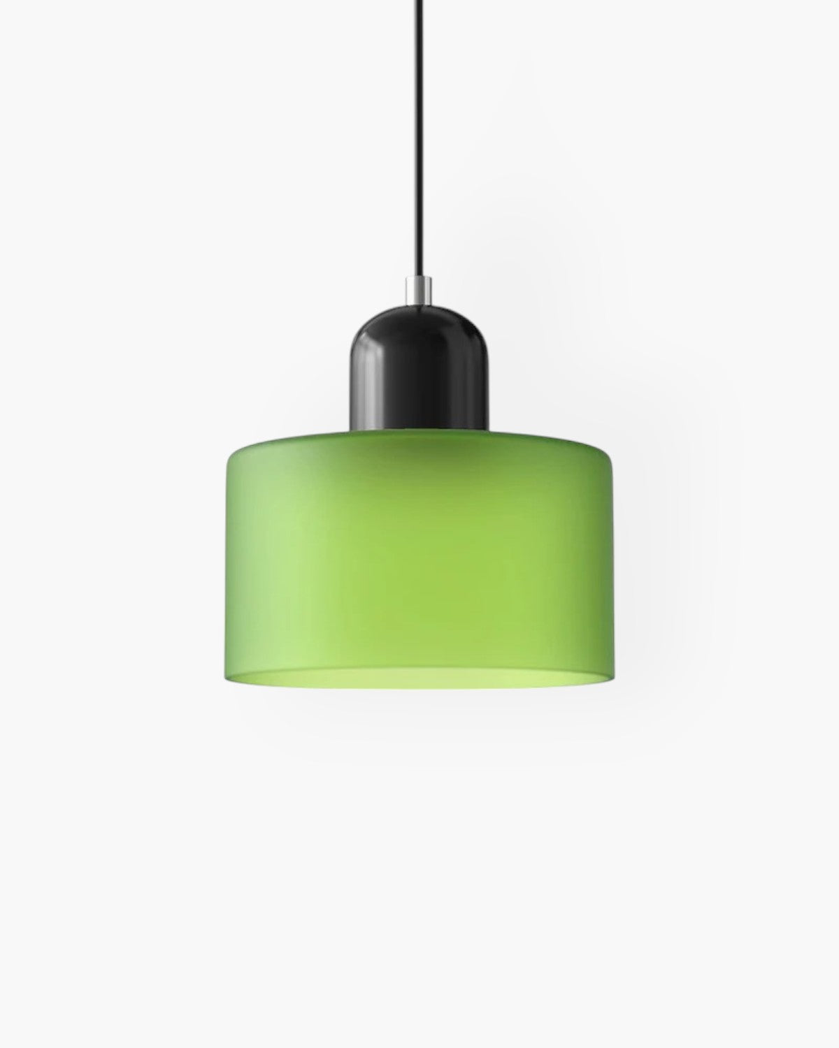 Petite suspension en verre coloré, 15 cm