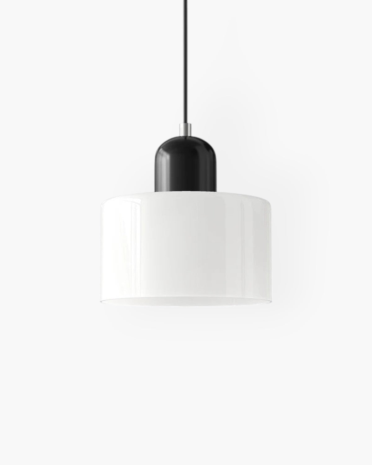Petite suspension en verre coloré, 15 cm
