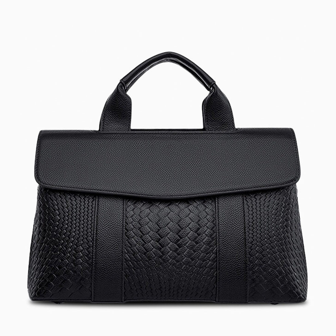 Sac cabas moyen imprimé croco noir en similicuir