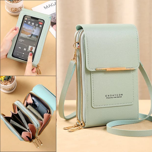 Compact Women's Crossbody Bag with Phone Pocket