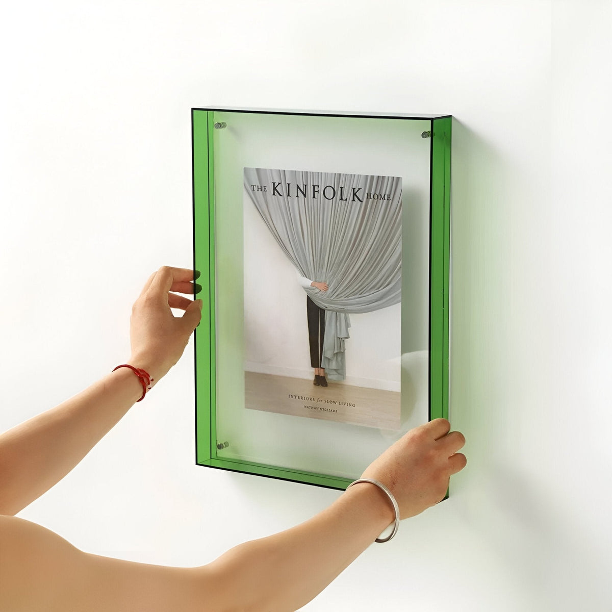 Minimalist Acrylic Photo Frame, Standing or Hanging