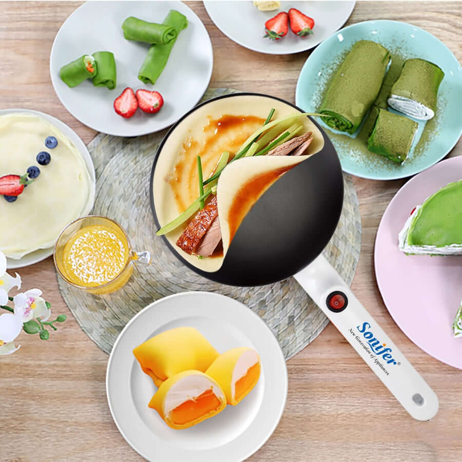 CrepeMaster - Crêpière Électrique 20 cm