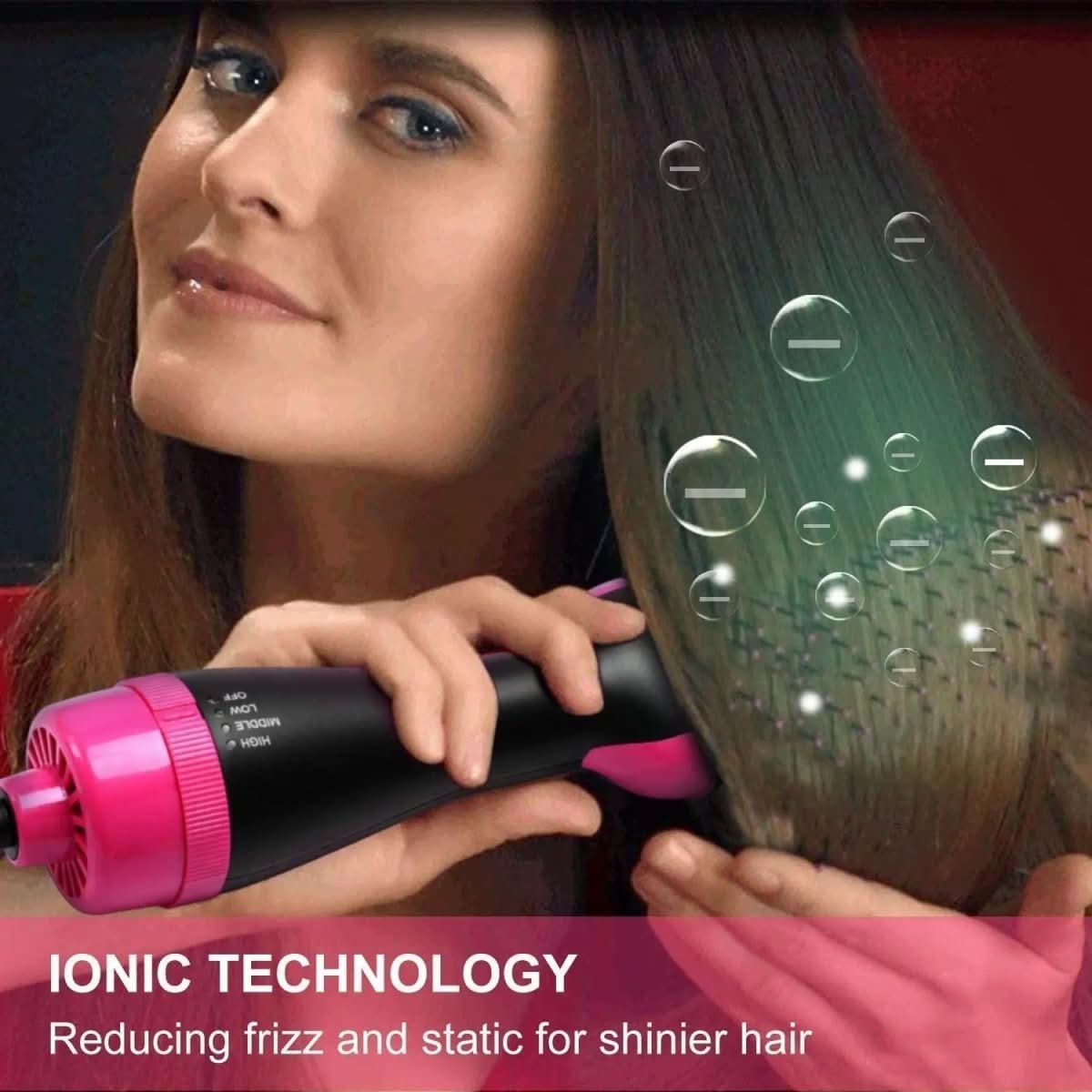 Mellastyle Sèche-cheveux et Lisseur 4-en-1