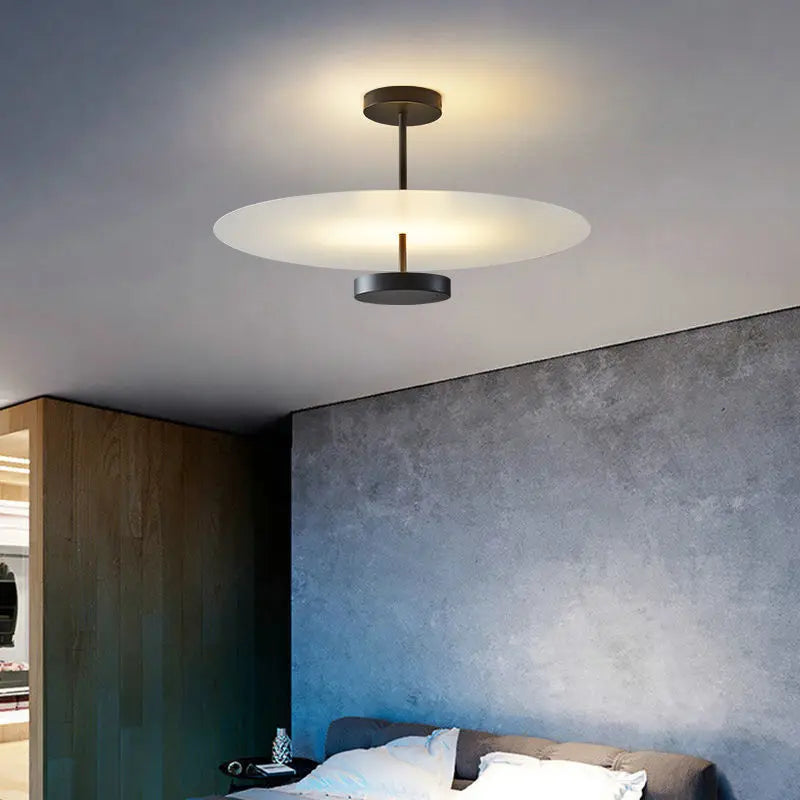 Nordic Loop LED Chandelier in Metal, 45 or 55 cm