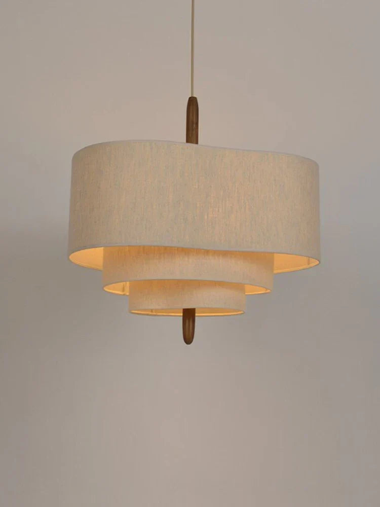 Lustre en tissu de style classique, 45 ou 58 cm