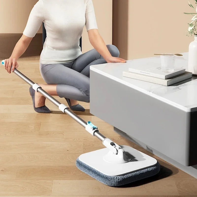 SpinMop - Set Balai Rotatif et Seau Essoreur