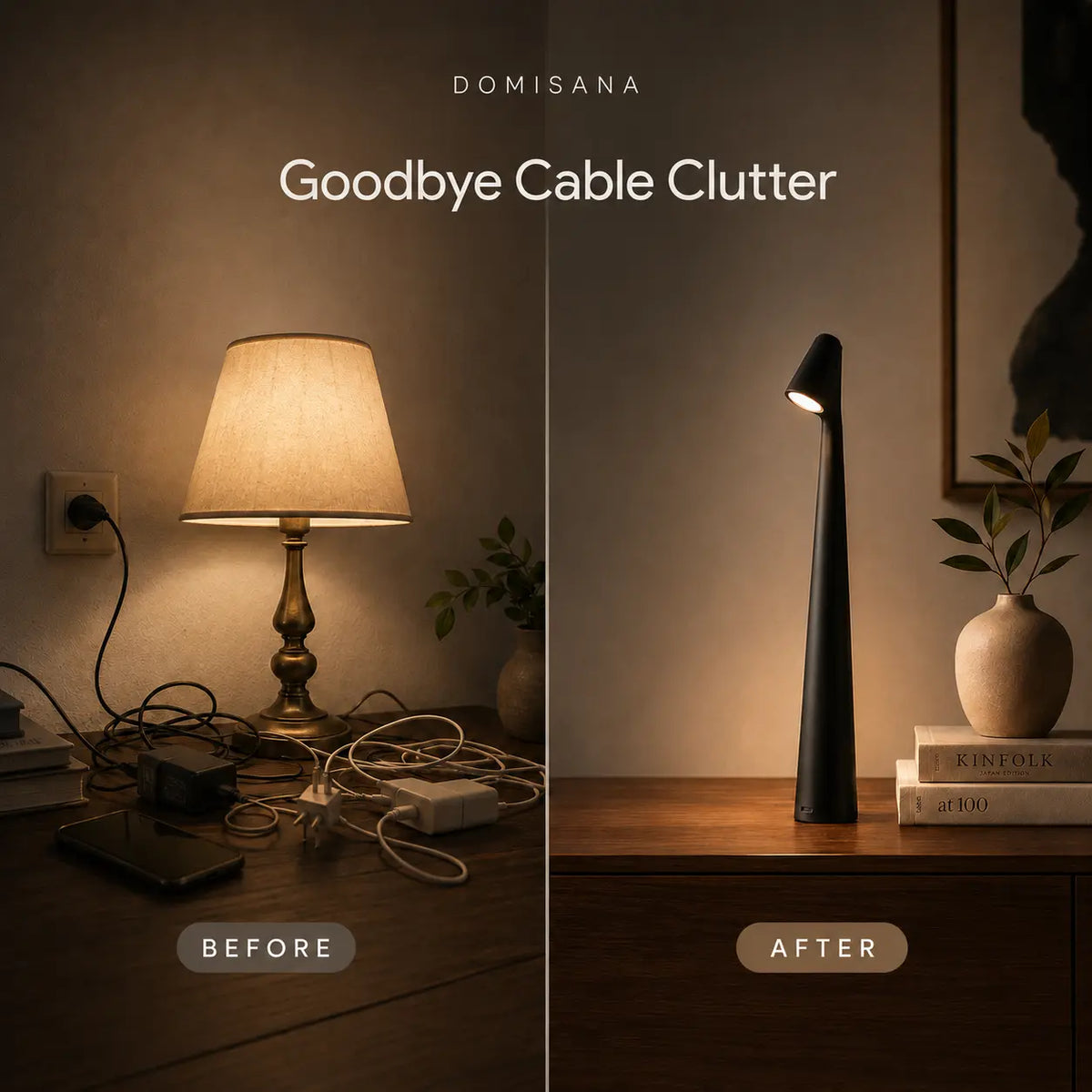 Cordless Aluminium LED Table Lamp