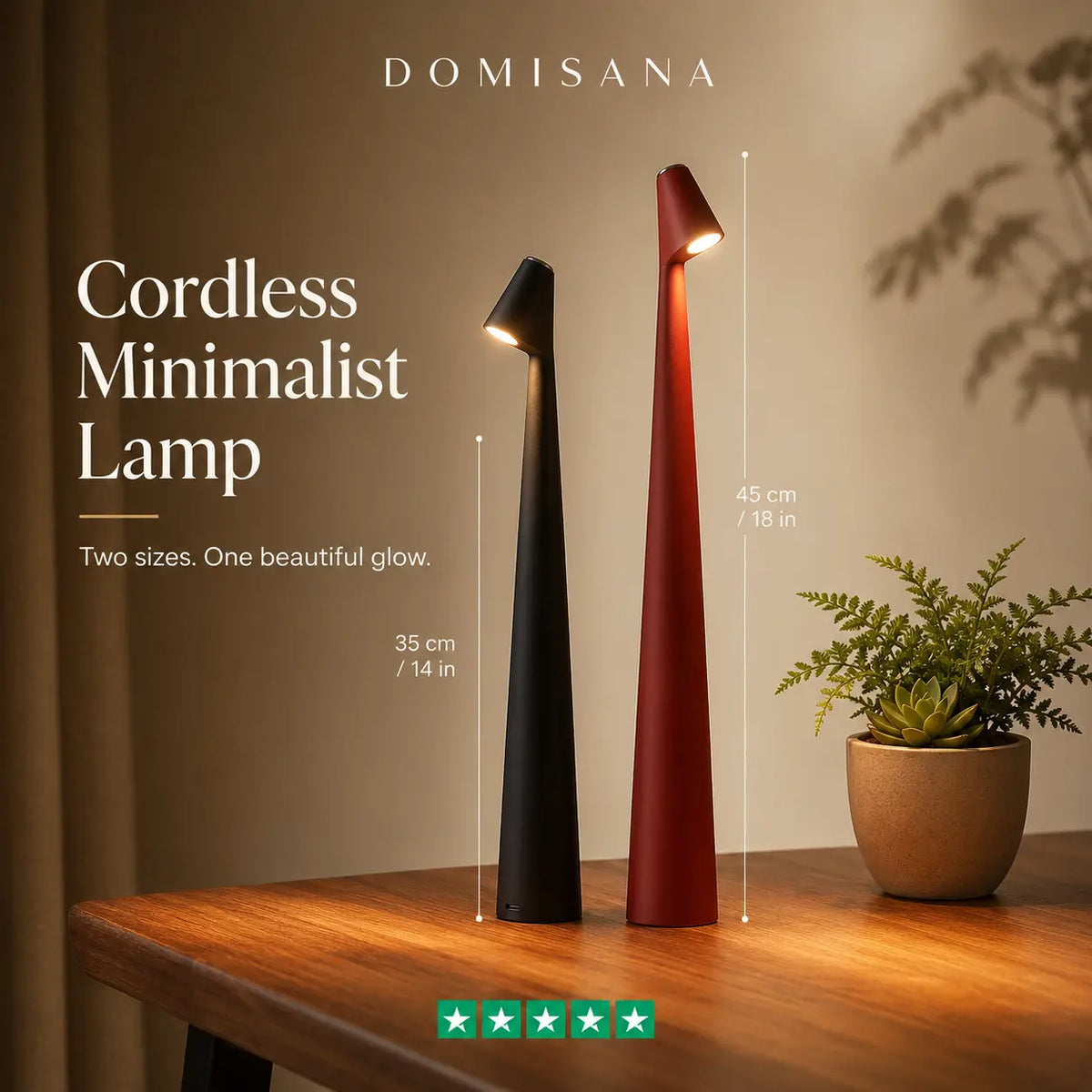 Cordless Aluminium LED Table Lamp
