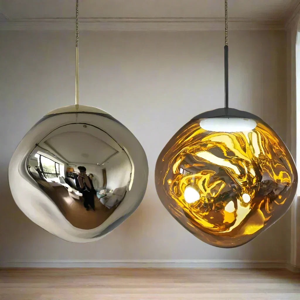 Nordic Glass Pendant Light, 18 to 48 cm