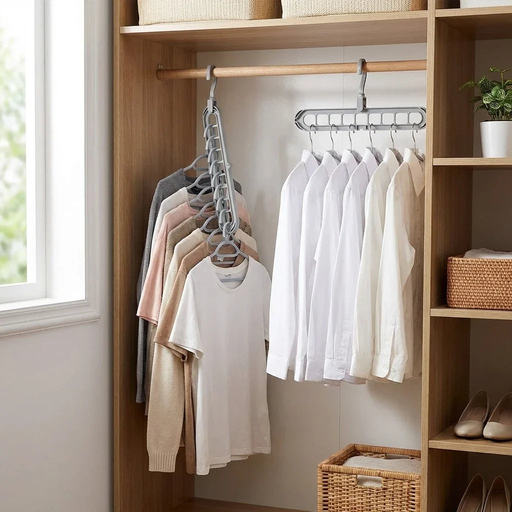 Vertical Closet Hangers, Set of 3