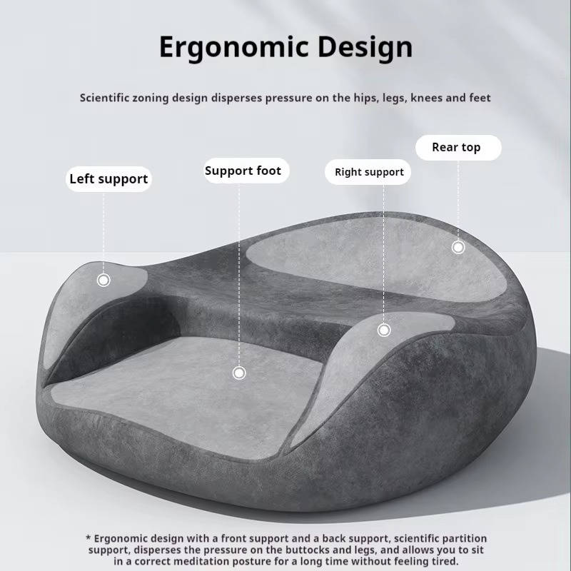 Coussin de méditation confort durable