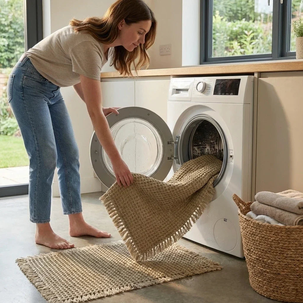Tapis de bain nid d'abeille absorbant