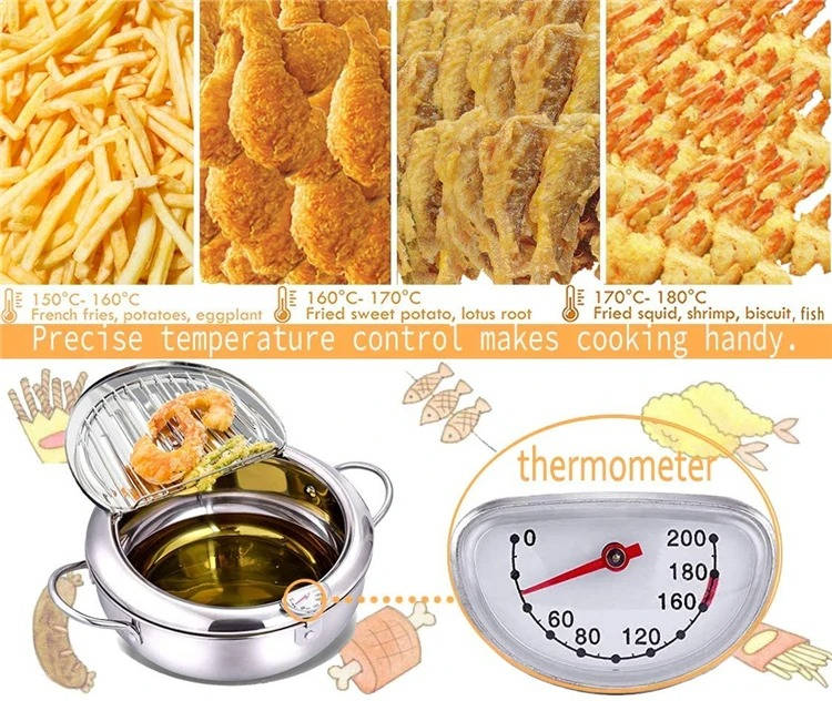 Japanese Deep Frying Tempura Pot