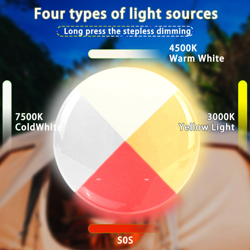 PowerGlow - Lampe LED 80W à Base Magnétique