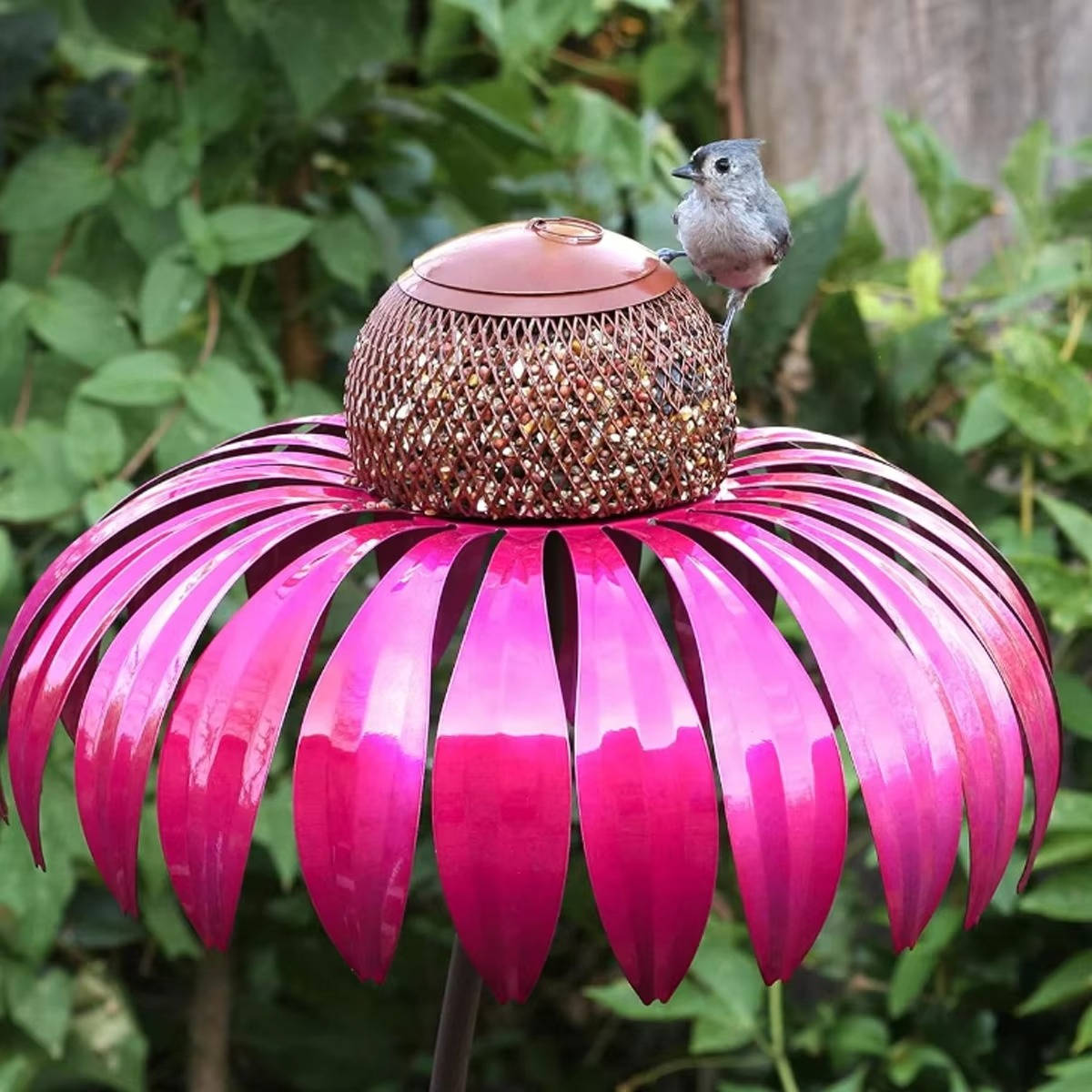 Mangeoire à Oiseaux Fleurie d'Extérieur