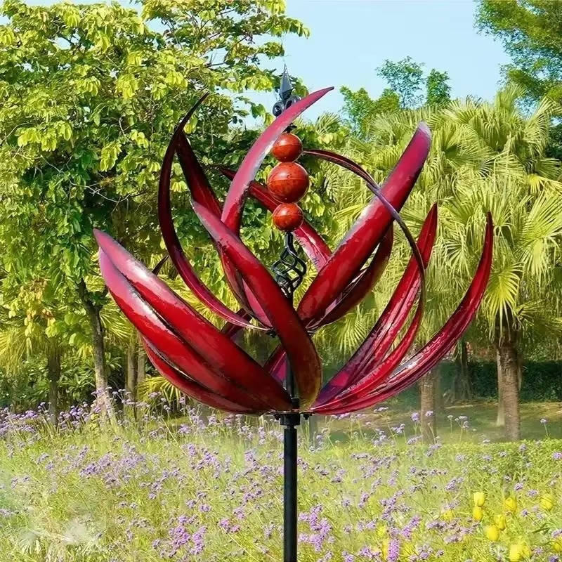Éolienne Décorative en Métal