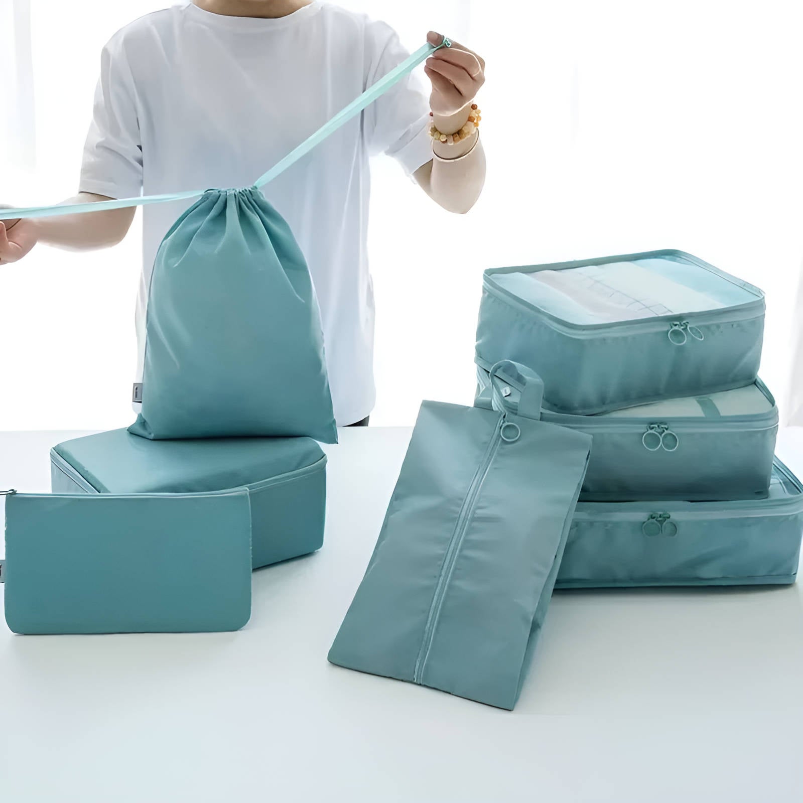 Set 7 Cubes de Rangement Voyage Maison Elmora