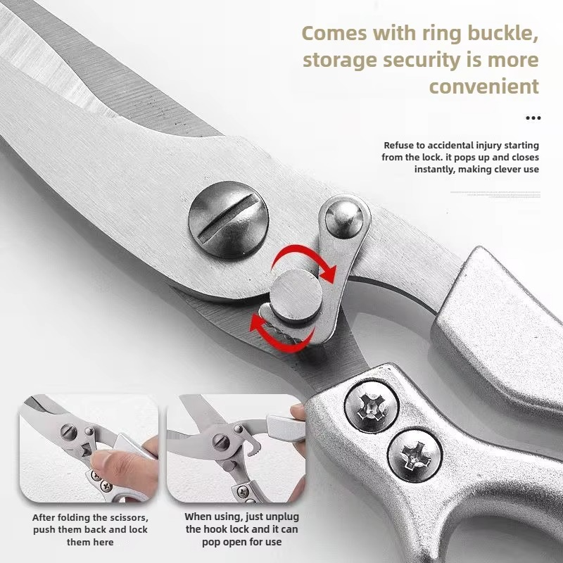 Professional Stainless Steel Poultry Shears