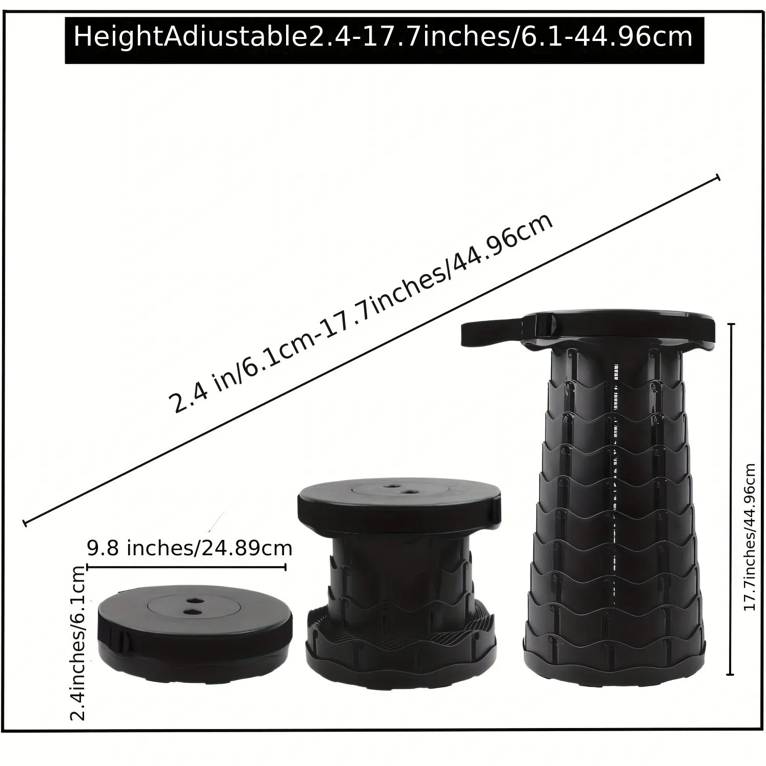 Tabouret Télescopique Pliable