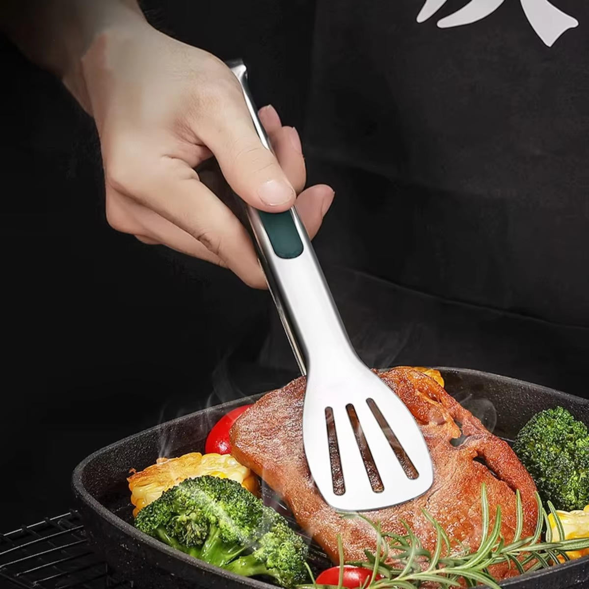 Professional Stainless Steel Kitchen Tongs