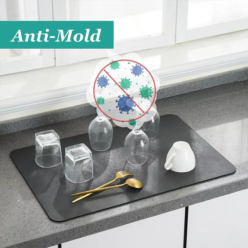 Super Absorbent Microfiber Dish Drying Mat
