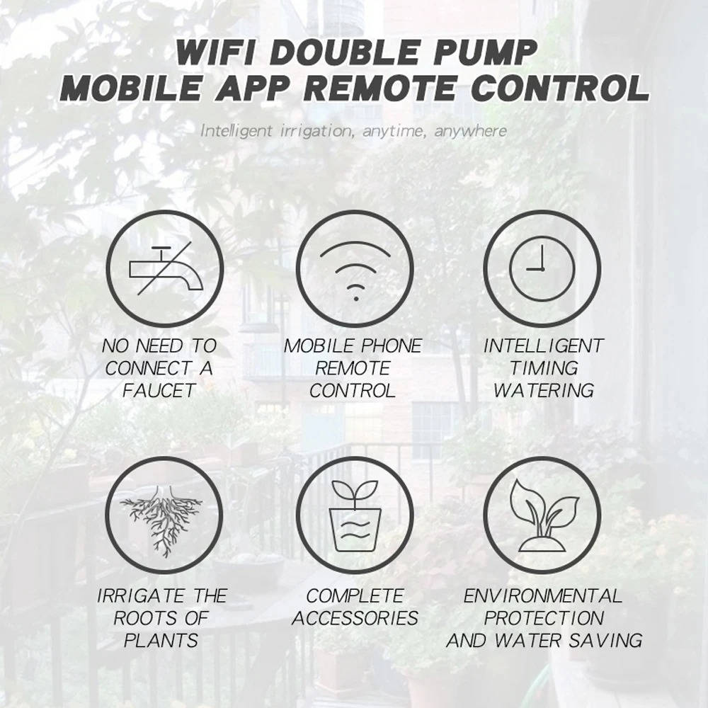 Arroseur Automatique WiFi pour 20 Pots