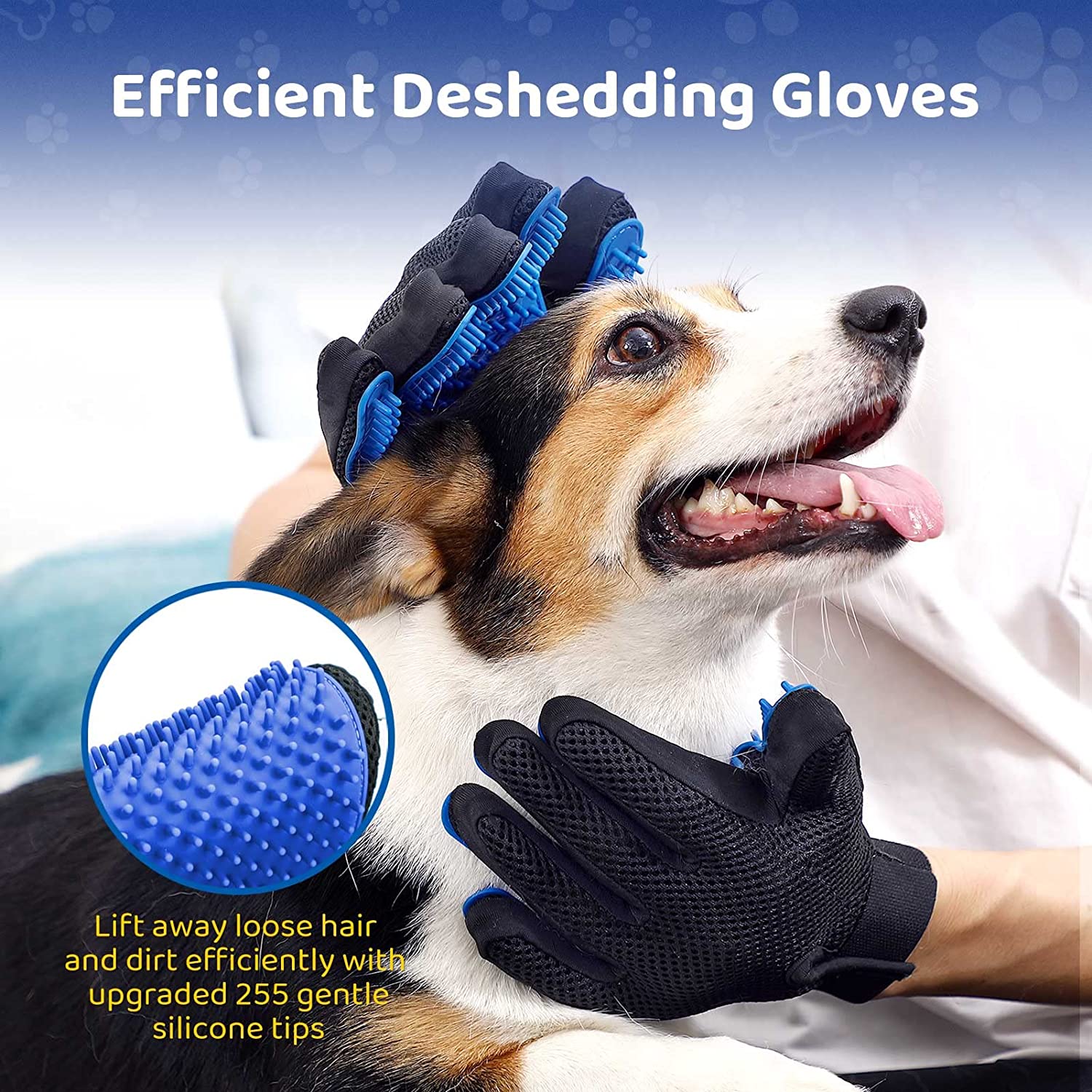 Trimcord Gant de Toilettage pour Animaux