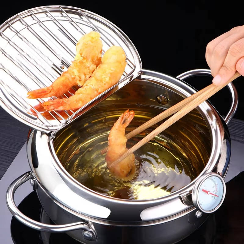 Japanese Deep Frying Tempura Pot