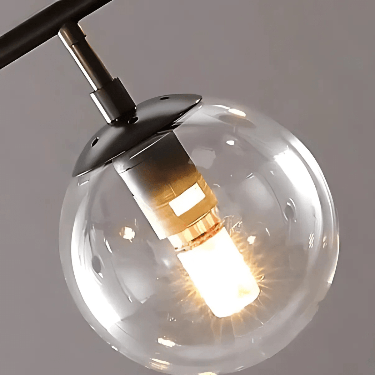 Suspension à globes en verre, verticale ou horizontale