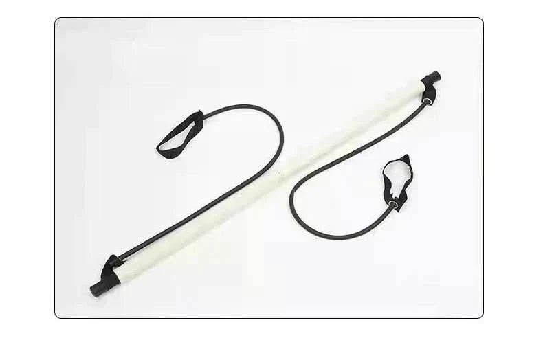 Pilatescore Bar Set - Portable Pilates training device with resistance bands