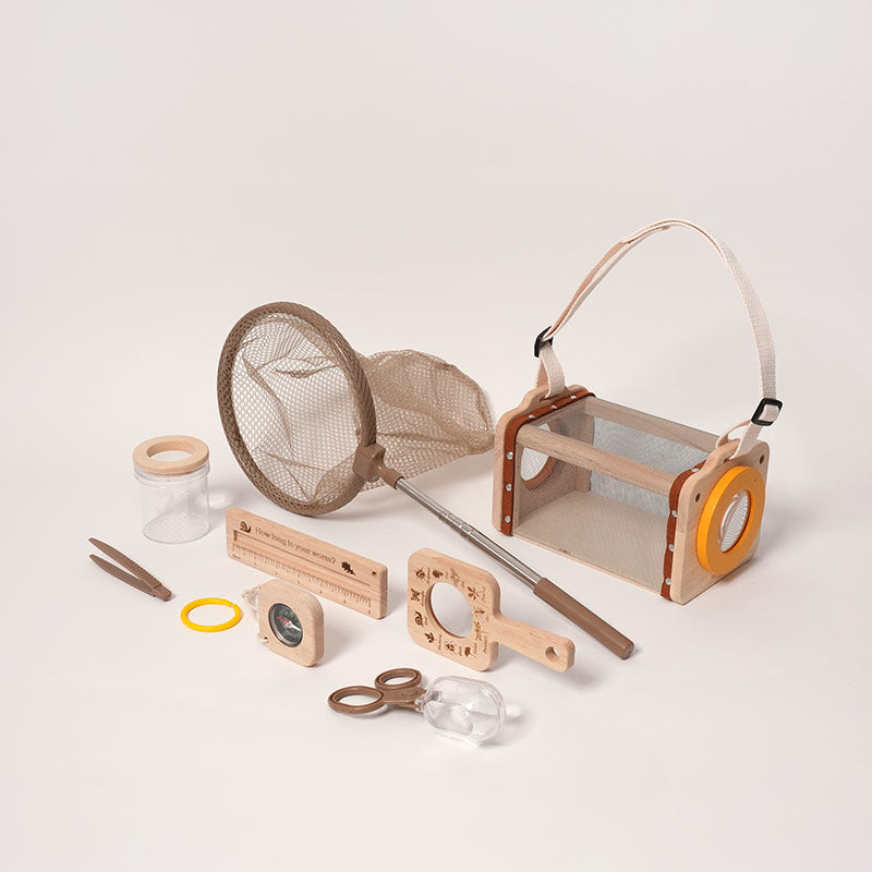Kit d'exploration nature pour enfant en chêne, dès 4 ans