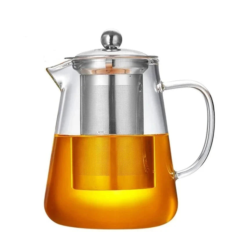 Borosilicate Glass Teapot with Stainless Steel Infuser