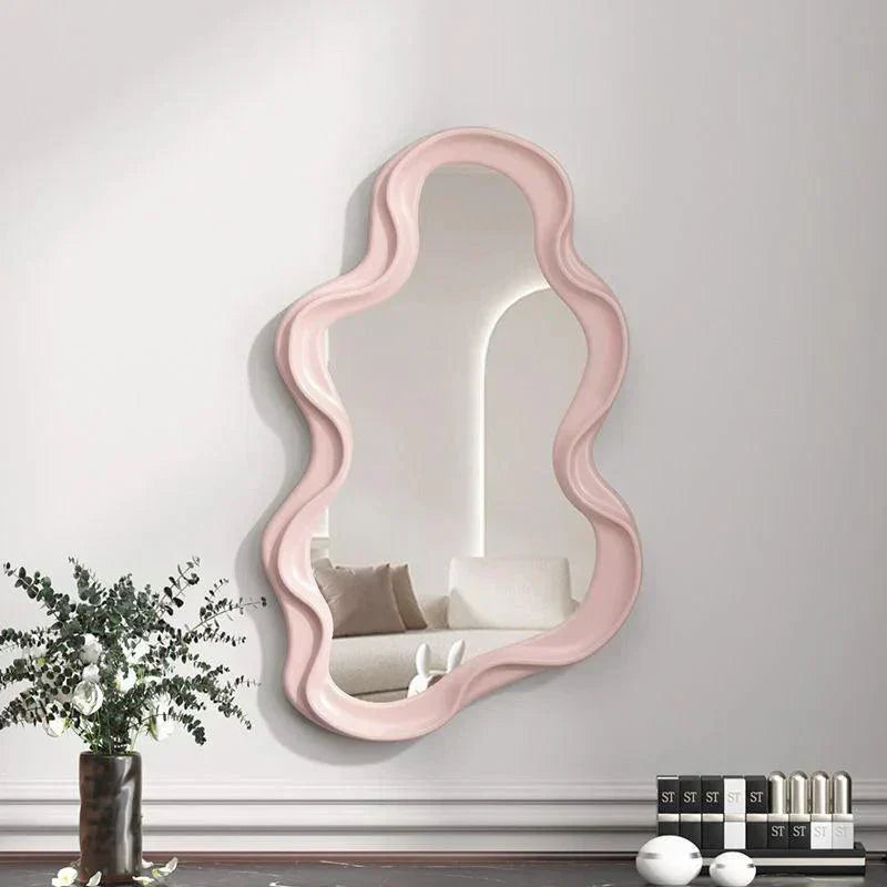 Miroir en forme de nuage, design moderne, 26 × 41 cm